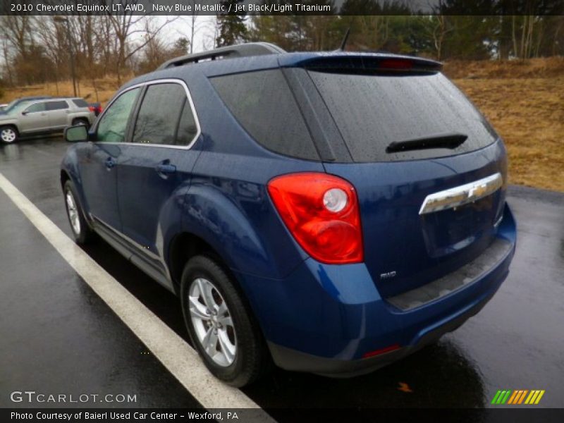 Navy Blue Metallic / Jet Black/Light Titanium 2010 Chevrolet Equinox LT AWD