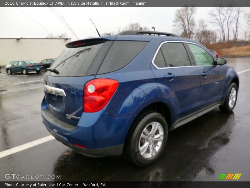 Navy Blue Metallic / Jet Black/Light Titanium 2010 Chevrolet Equinox LT AWD