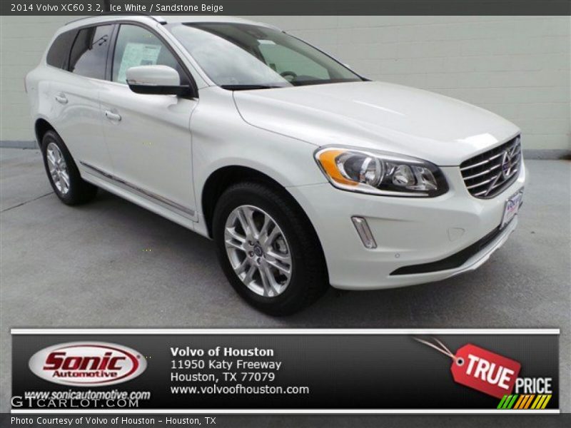Ice White / Sandstone Beige 2014 Volvo XC60 3.2