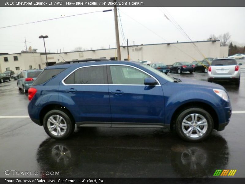 Navy Blue Metallic / Jet Black/Light Titanium 2010 Chevrolet Equinox LT AWD