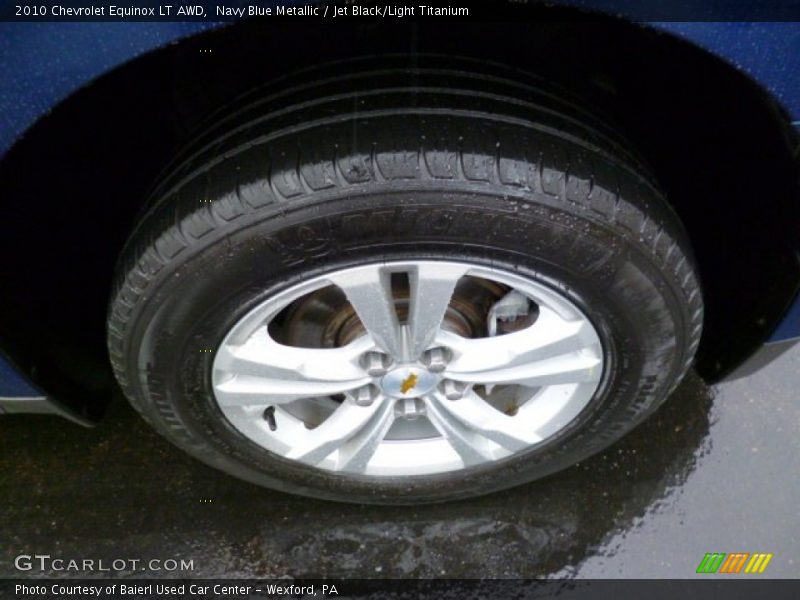 Navy Blue Metallic / Jet Black/Light Titanium 2010 Chevrolet Equinox LT AWD
