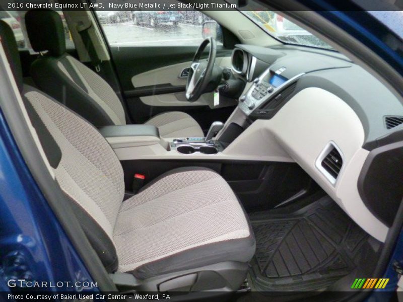 Navy Blue Metallic / Jet Black/Light Titanium 2010 Chevrolet Equinox LT AWD