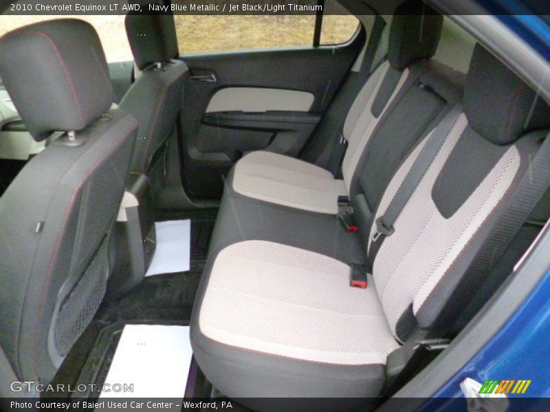 Navy Blue Metallic / Jet Black/Light Titanium 2010 Chevrolet Equinox LT AWD