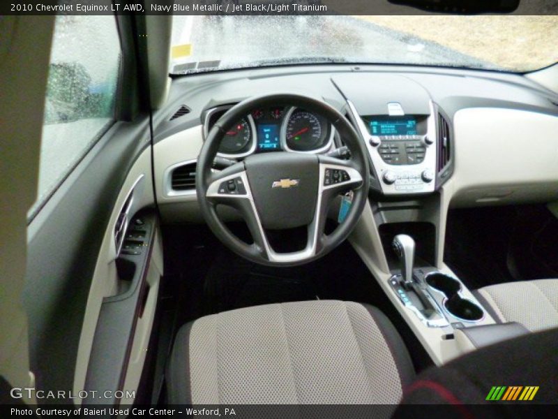 Navy Blue Metallic / Jet Black/Light Titanium 2010 Chevrolet Equinox LT AWD