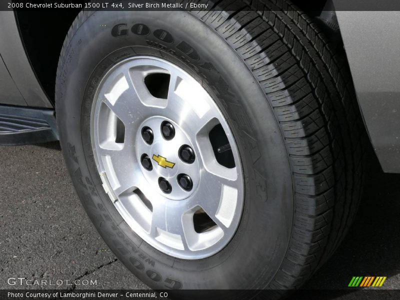 Silver Birch Metallic / Ebony 2008 Chevrolet Suburban 1500 LT 4x4