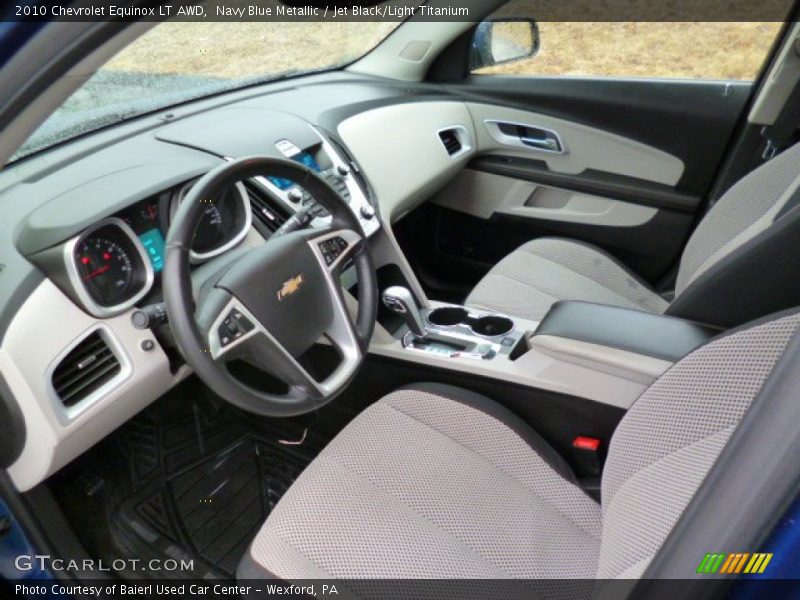 Navy Blue Metallic / Jet Black/Light Titanium 2010 Chevrolet Equinox LT AWD