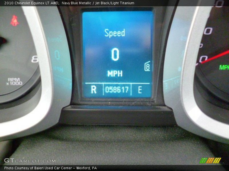 Navy Blue Metallic / Jet Black/Light Titanium 2010 Chevrolet Equinox LT AWD