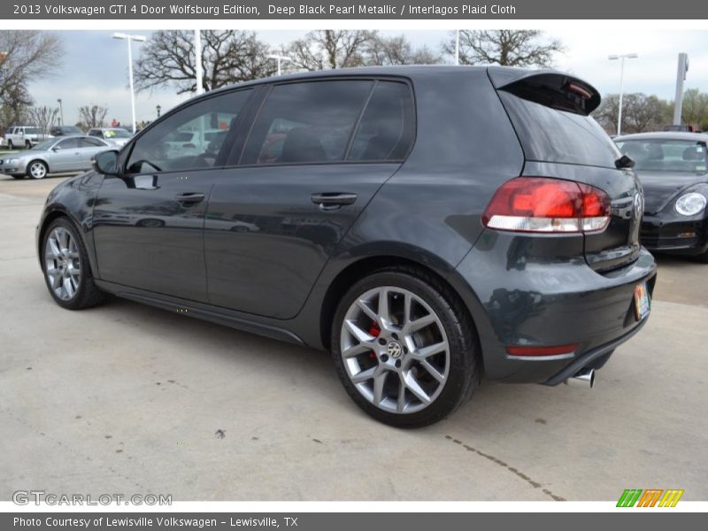 Deep Black Pearl Metallic / Interlagos Plaid Cloth 2013 Volkswagen GTI 4 Door Wolfsburg Edition