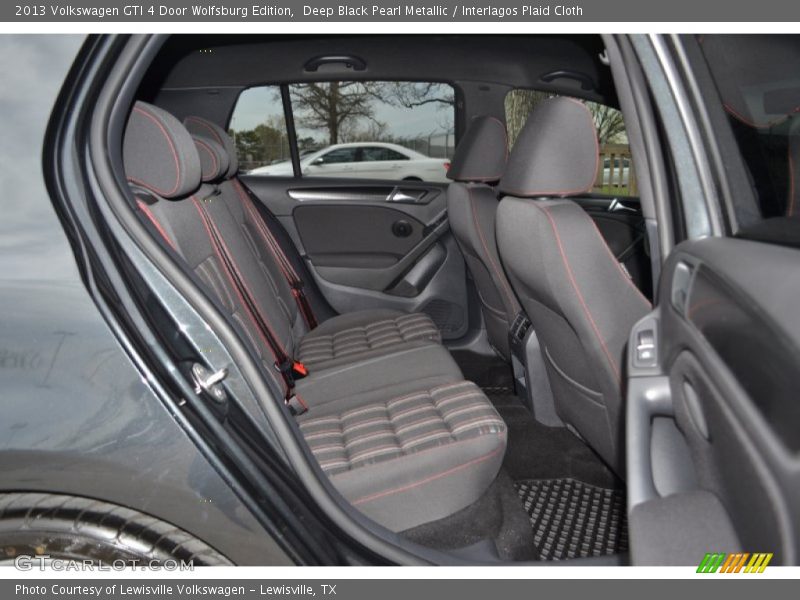 Deep Black Pearl Metallic / Interlagos Plaid Cloth 2013 Volkswagen GTI 4 Door Wolfsburg Edition