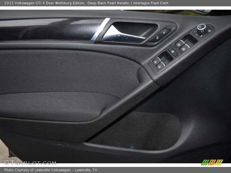 Deep Black Pearl Metallic / Interlagos Plaid Cloth 2013 Volkswagen GTI 4 Door Wolfsburg Edition