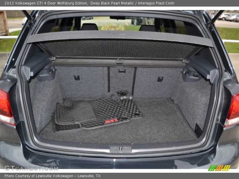 Deep Black Pearl Metallic / Interlagos Plaid Cloth 2013 Volkswagen GTI 4 Door Wolfsburg Edition