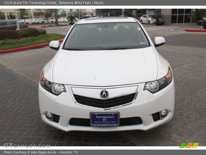 Bellanova White Pearl / Ebony 2014 Acura TSX Technology Sedan