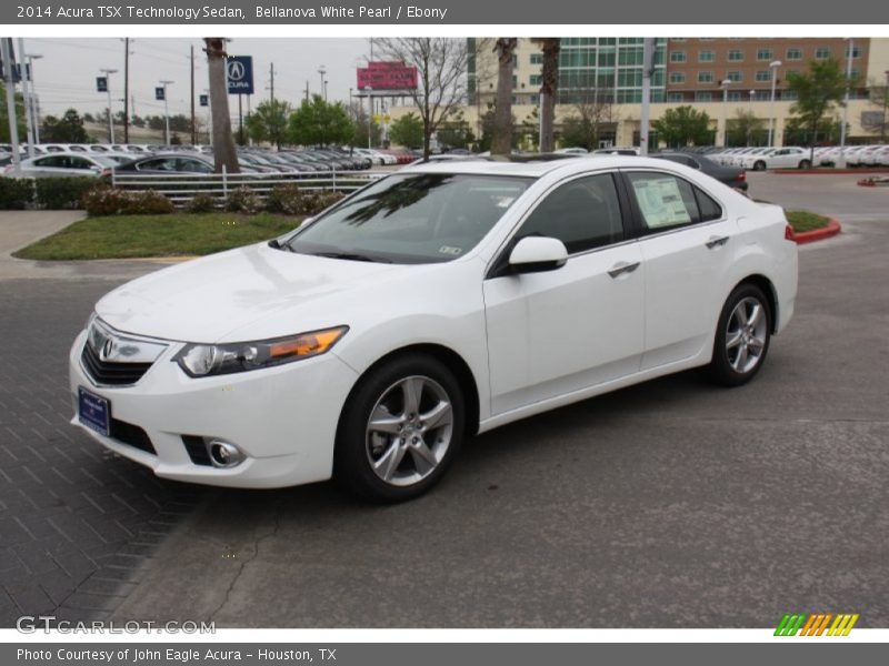 Bellanova White Pearl / Ebony 2014 Acura TSX Technology Sedan