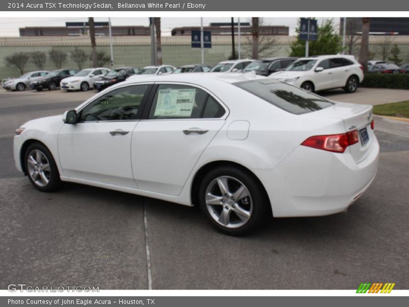 Bellanova White Pearl / Ebony 2014 Acura TSX Technology Sedan