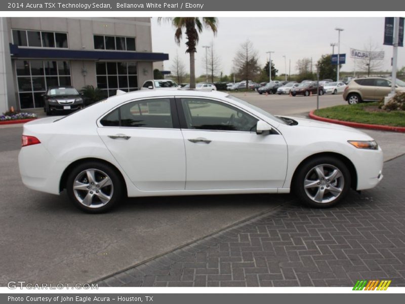 Bellanova White Pearl / Ebony 2014 Acura TSX Technology Sedan