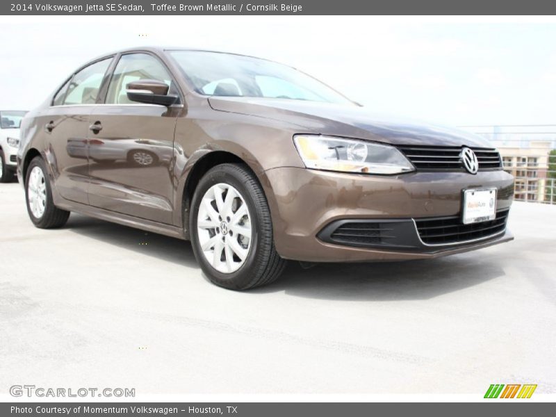 Toffee Brown Metallic / Cornsilk Beige 2014 Volkswagen Jetta SE Sedan