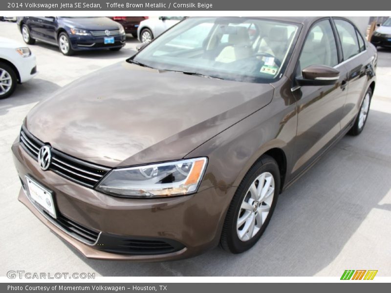 Toffee Brown Metallic / Cornsilk Beige 2014 Volkswagen Jetta SE Sedan