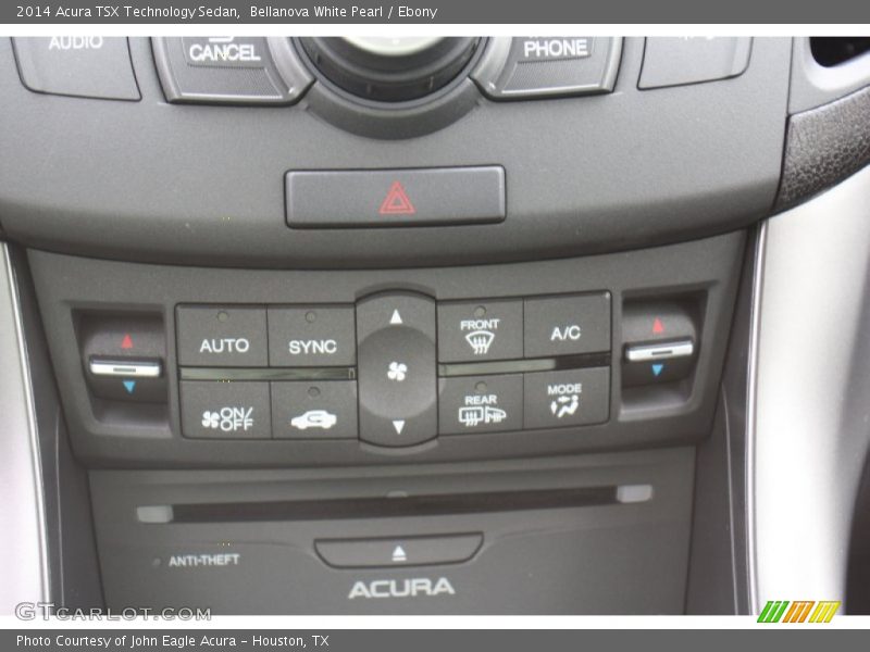 Bellanova White Pearl / Ebony 2014 Acura TSX Technology Sedan