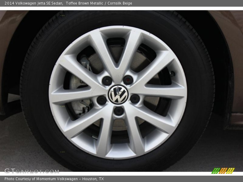 Toffee Brown Metallic / Cornsilk Beige 2014 Volkswagen Jetta SE Sedan