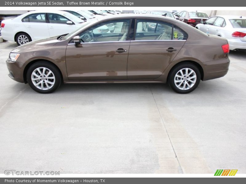 Toffee Brown Metallic / Cornsilk Beige 2014 Volkswagen Jetta SE Sedan