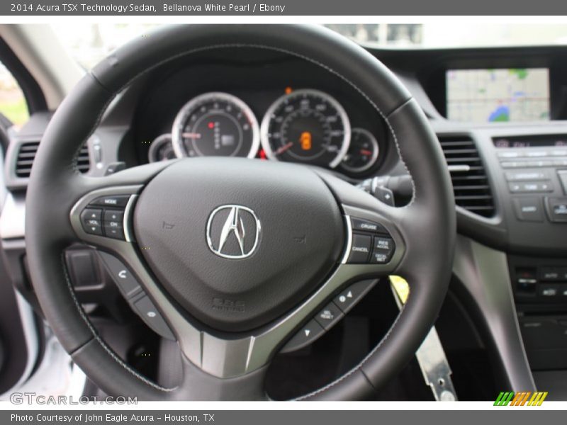 Bellanova White Pearl / Ebony 2014 Acura TSX Technology Sedan