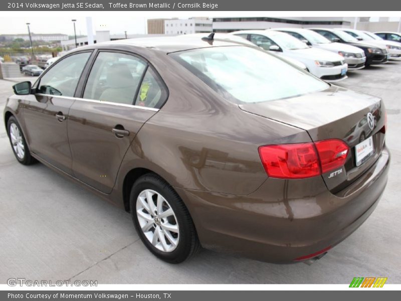 Toffee Brown Metallic / Cornsilk Beige 2014 Volkswagen Jetta SE Sedan