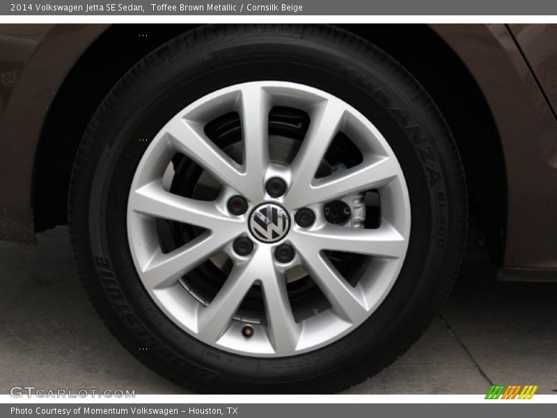 Toffee Brown Metallic / Cornsilk Beige 2014 Volkswagen Jetta SE Sedan