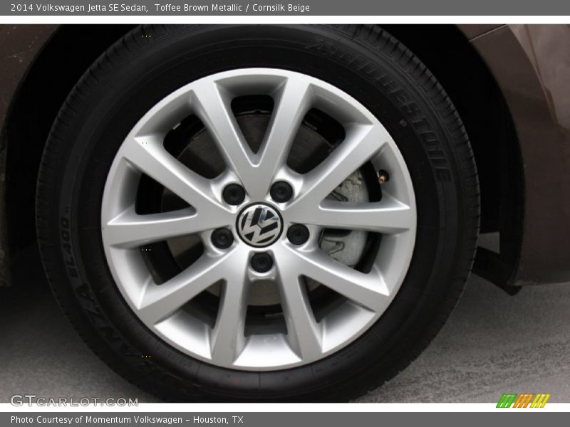 Toffee Brown Metallic / Cornsilk Beige 2014 Volkswagen Jetta SE Sedan