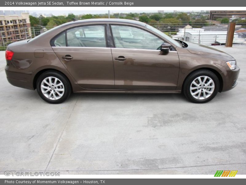 Toffee Brown Metallic / Cornsilk Beige 2014 Volkswagen Jetta SE Sedan