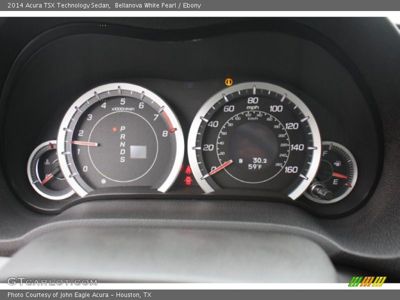 Bellanova White Pearl / Ebony 2014 Acura TSX Technology Sedan