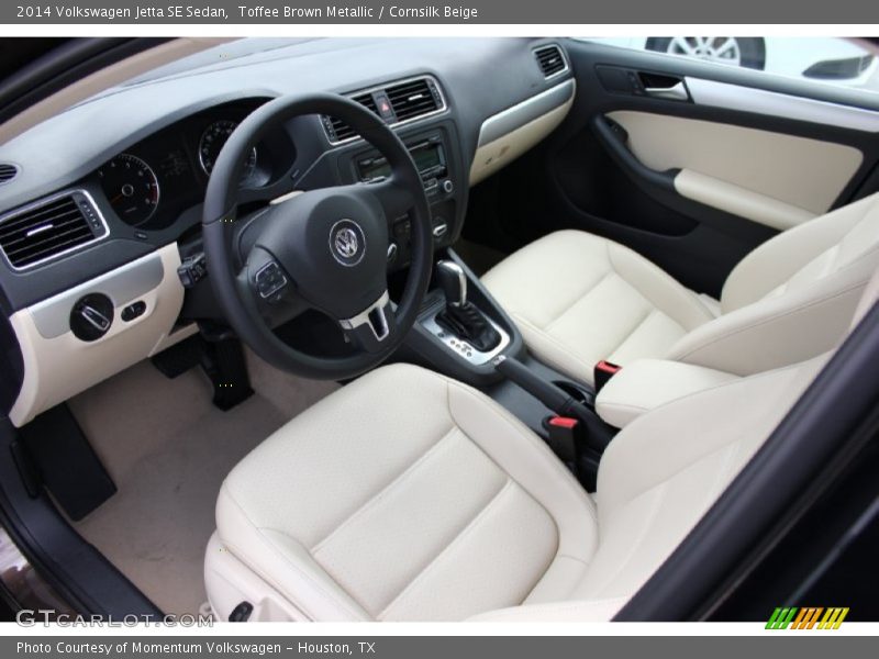 Toffee Brown Metallic / Cornsilk Beige 2014 Volkswagen Jetta SE Sedan