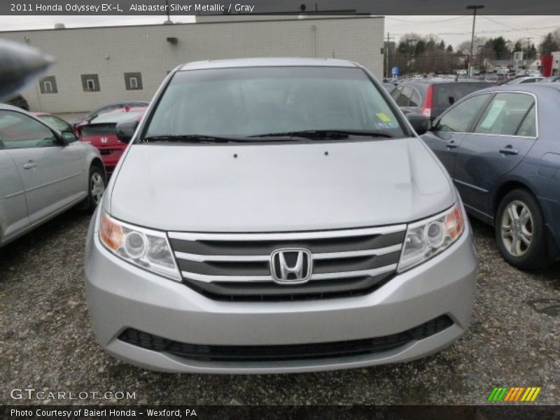 Alabaster Silver Metallic / Gray 2011 Honda Odyssey EX-L