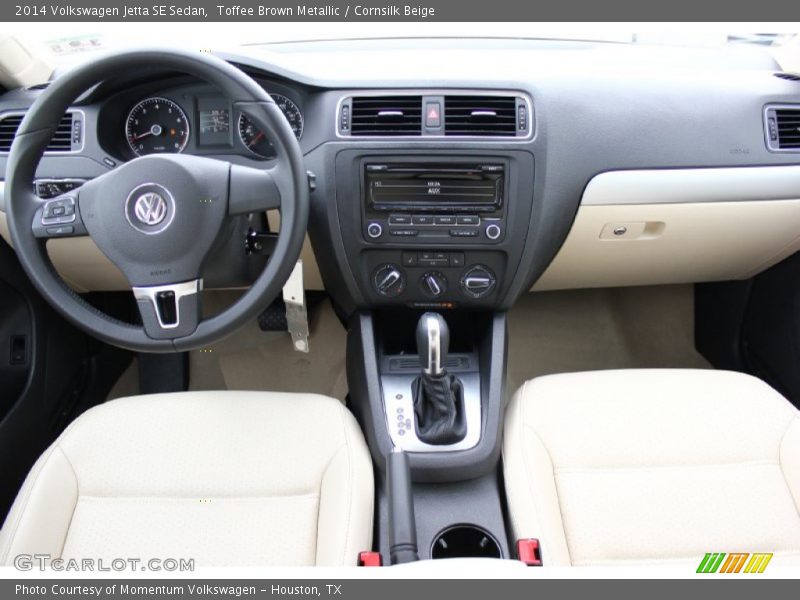 Toffee Brown Metallic / Cornsilk Beige 2014 Volkswagen Jetta SE Sedan