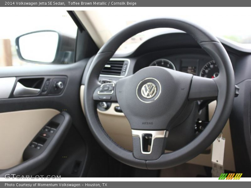 Toffee Brown Metallic / Cornsilk Beige 2014 Volkswagen Jetta SE Sedan