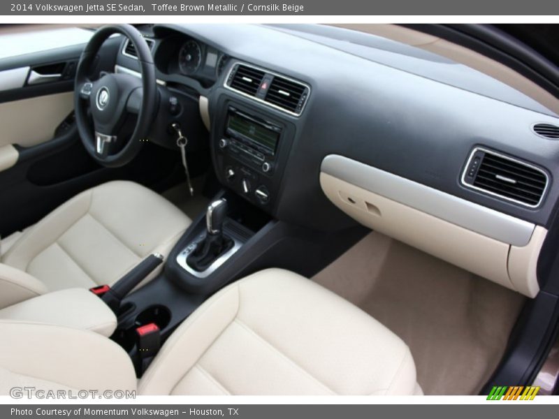 Toffee Brown Metallic / Cornsilk Beige 2014 Volkswagen Jetta SE Sedan
