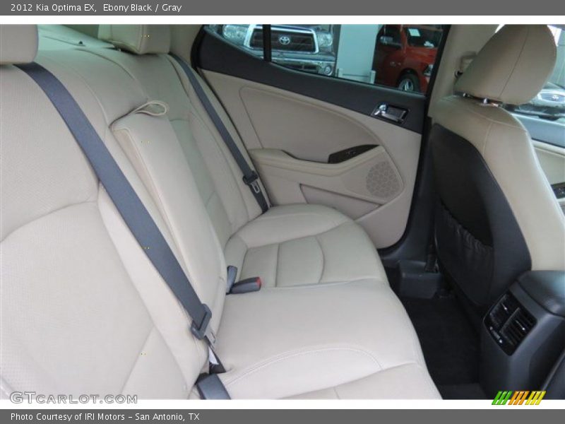 Ebony Black / Gray 2012 Kia Optima EX