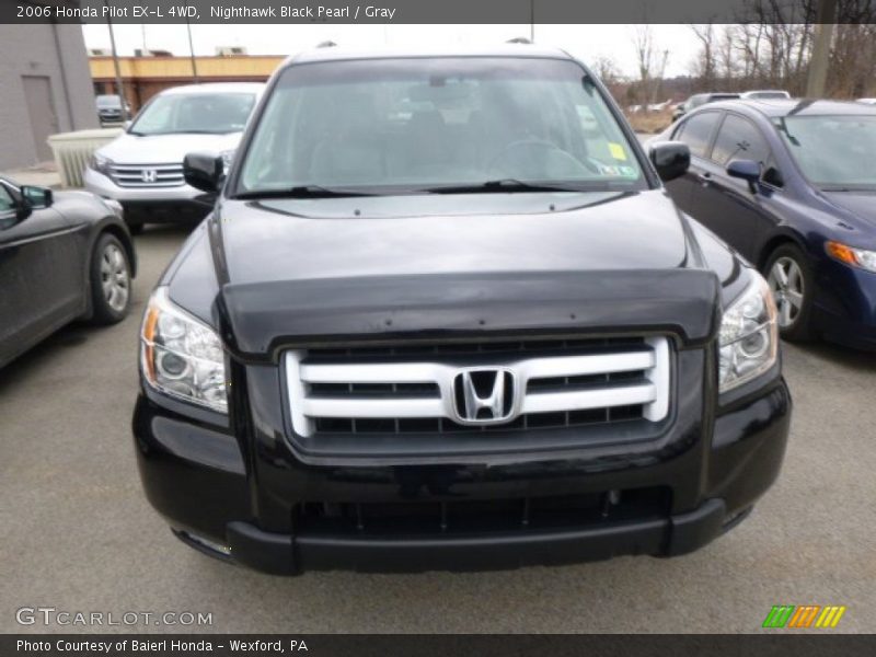 Nighthawk Black Pearl / Gray 2006 Honda Pilot EX-L 4WD