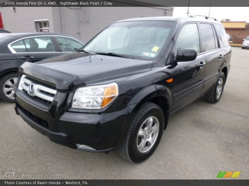 Nighthawk Black Pearl / Gray 2006 Honda Pilot EX-L 4WD