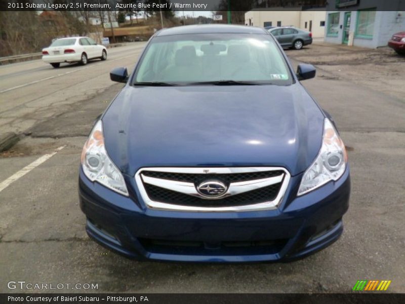 Azurite Blue Pearl / Warm Ivory 2011 Subaru Legacy 2.5i Premium