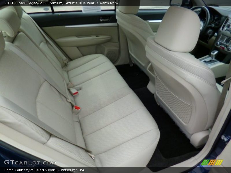 Azurite Blue Pearl / Warm Ivory 2011 Subaru Legacy 2.5i Premium