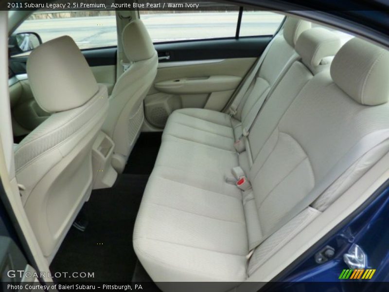 Azurite Blue Pearl / Warm Ivory 2011 Subaru Legacy 2.5i Premium