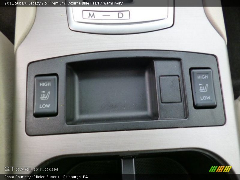 Azurite Blue Pearl / Warm Ivory 2011 Subaru Legacy 2.5i Premium
