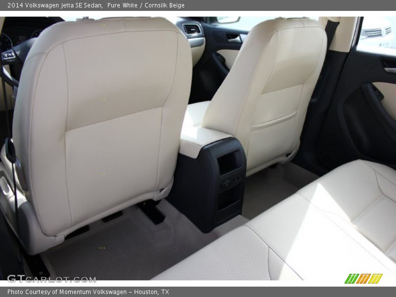 Pure White / Cornsilk Beige 2014 Volkswagen Jetta SE Sedan