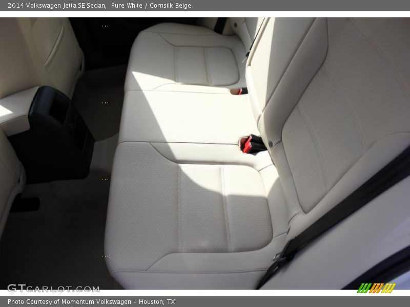 Pure White / Cornsilk Beige 2014 Volkswagen Jetta SE Sedan