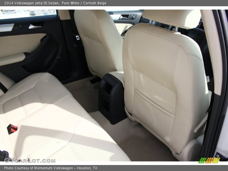 Pure White / Cornsilk Beige 2014 Volkswagen Jetta SE Sedan