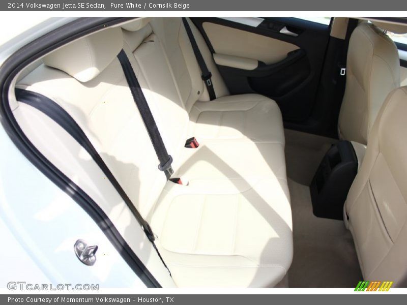 Pure White / Cornsilk Beige 2014 Volkswagen Jetta SE Sedan