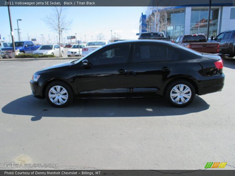 Black / Titan Black 2011 Volkswagen Jetta SE Sedan