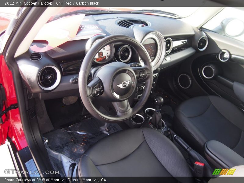 Chili Red / Carbon Black 2012 Mini Cooper Hardtop