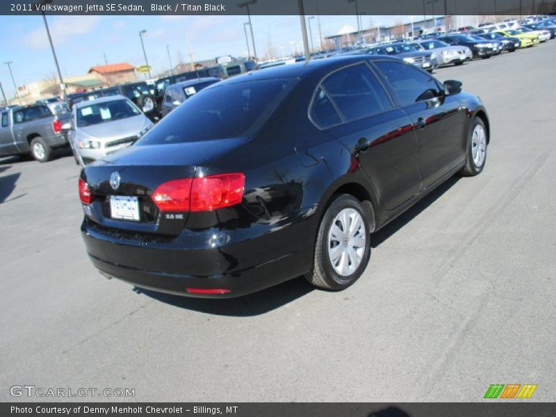 Black / Titan Black 2011 Volkswagen Jetta SE Sedan