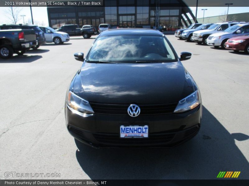 Black / Titan Black 2011 Volkswagen Jetta SE Sedan